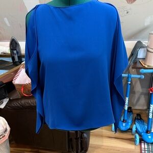 Trina Turk Vibrant Blue Blouse